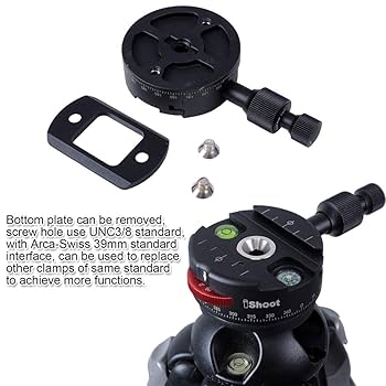 360Precision パノラマヘッド / パノラマ雲台 Amazon | ARTCISE 360°パノラマ雲台 パノラマパンベースクランプ